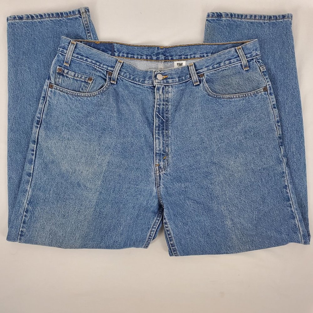 Levi's Relaxed Straight Leg Jeans Men's 42 x 30 - Picture 4 of 12